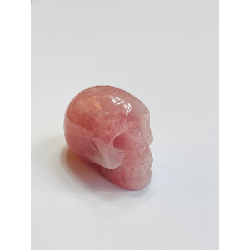 Rose Quartz Crystal Skull S092