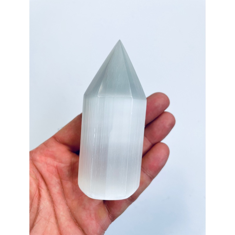 Selenite Crystal Point SN014  x 1