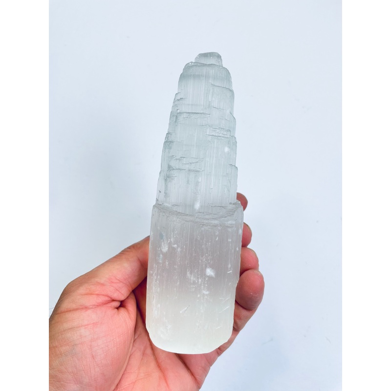 Selenite Crystal Tower (15cm) SN016  x 1