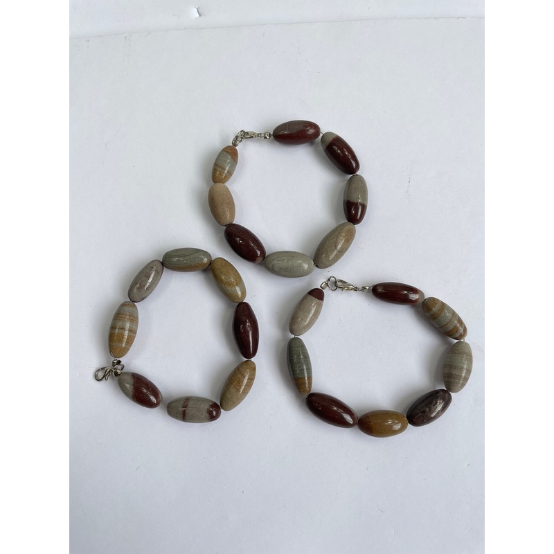 1 x Shiva Lingam  Bracelet Natural Crystal BR024