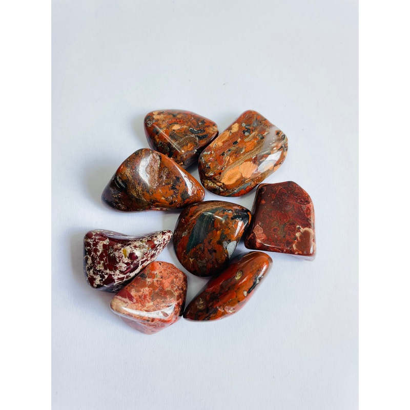 Brecciated Jasper Tumbled Stones TB043 x 1