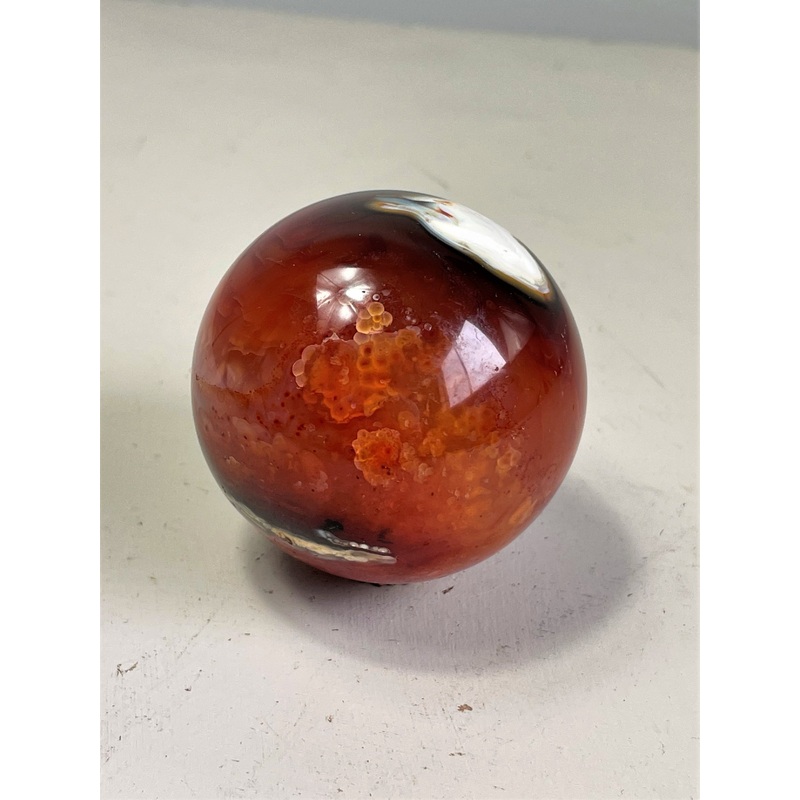 Carnelian Crystal Sphere S114