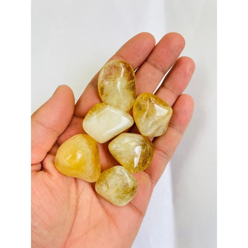 Citrine Tumbled Stones TB051 x 1