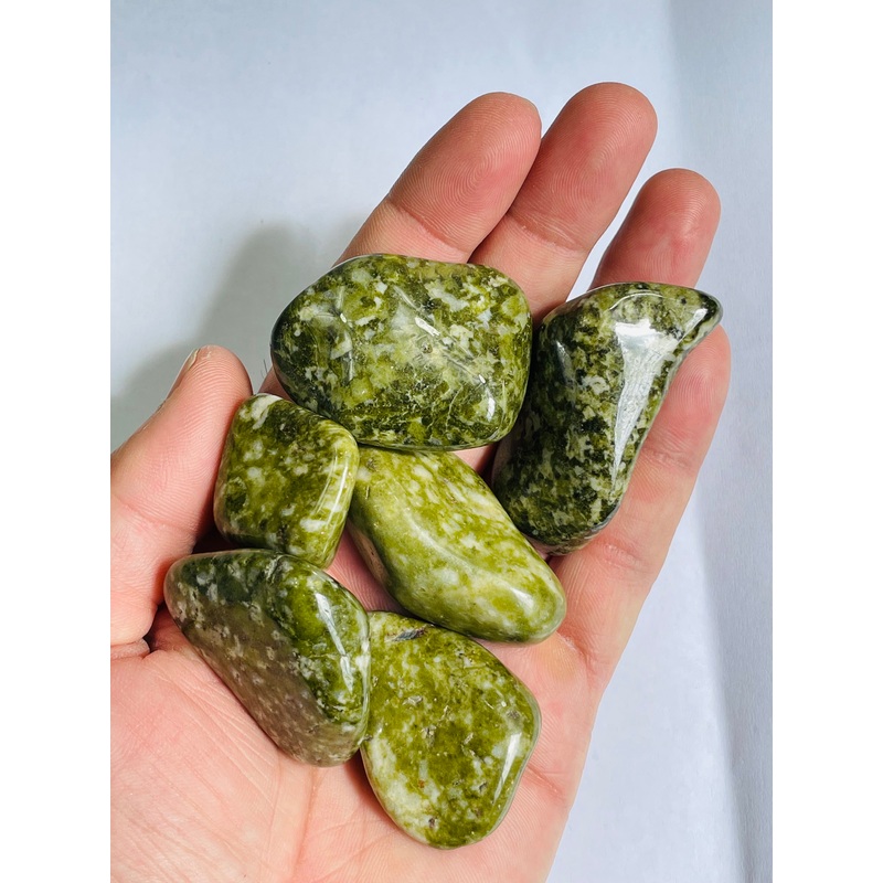 Epidote Snowflake Tumbled Stones (XL) TB082 x 1