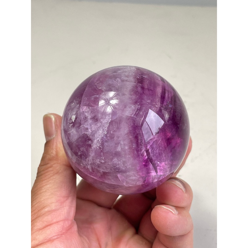 Fluorite Crystal Sphere High Grade S127