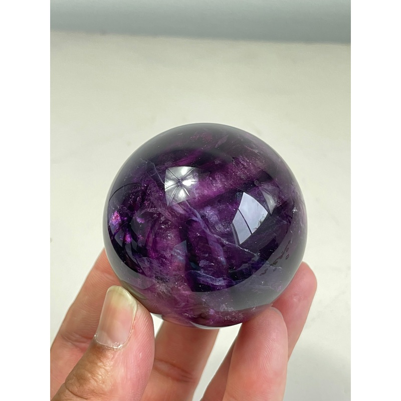 Fluorite Crystal Sphere High Grade S128