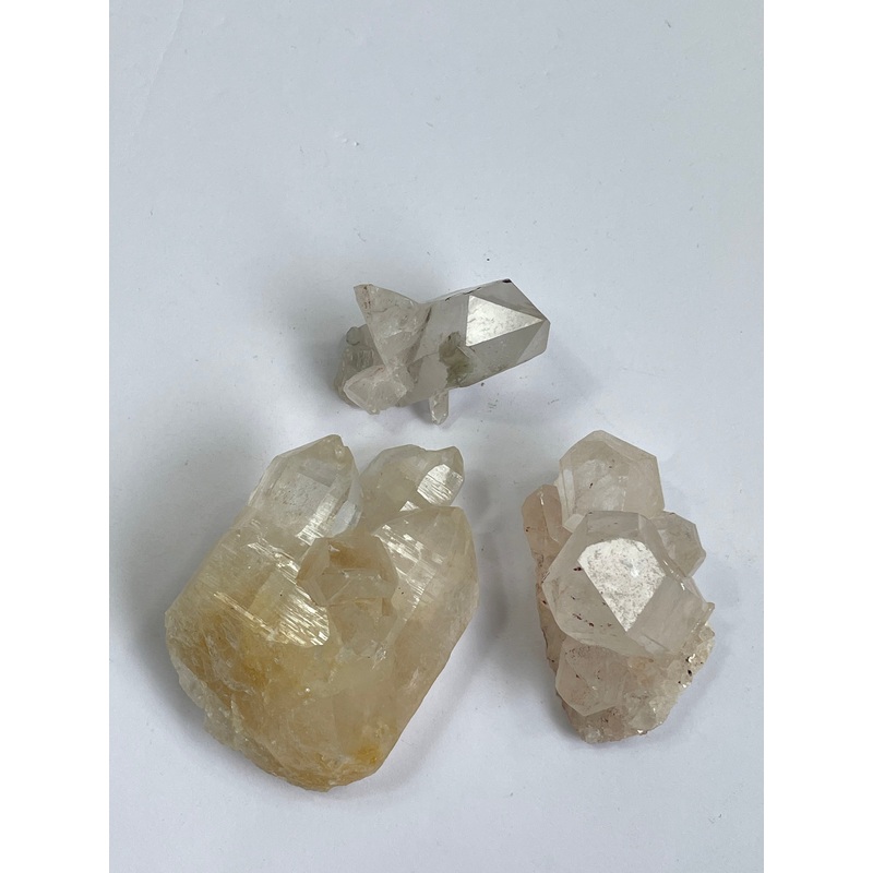 Himalayan quartz cluster trio k142