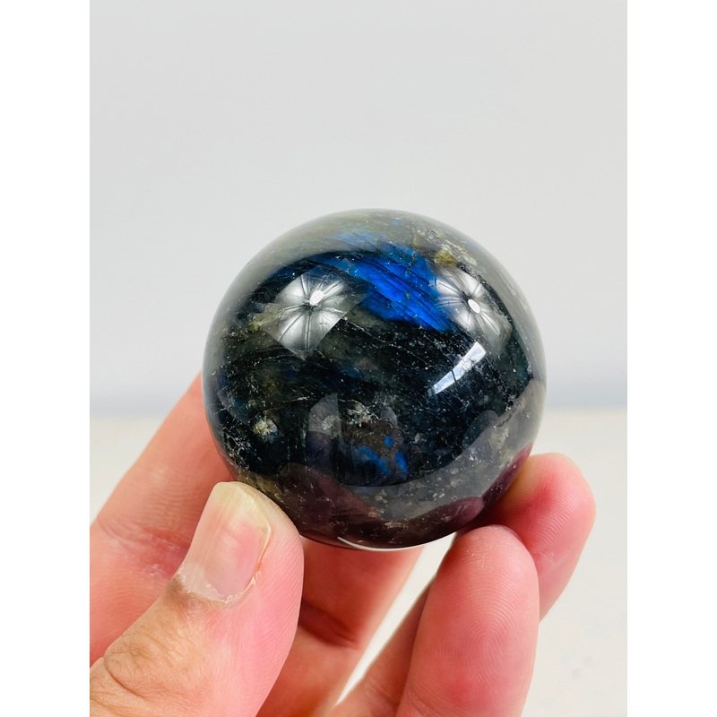 Labradorite Crystal Sphere S173