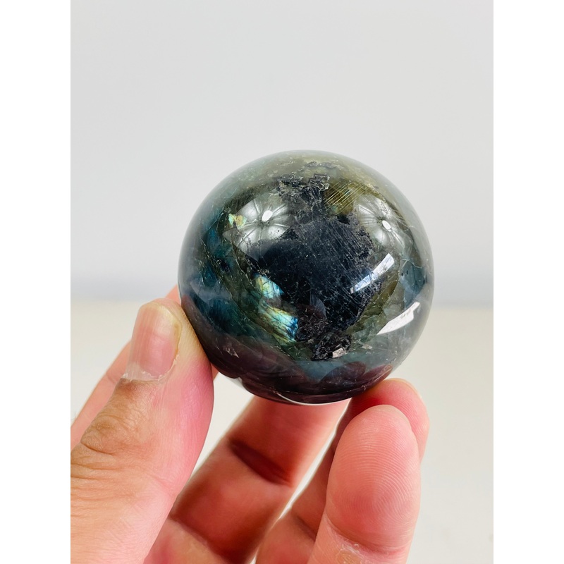 Labradorite Crystal Sphere S174