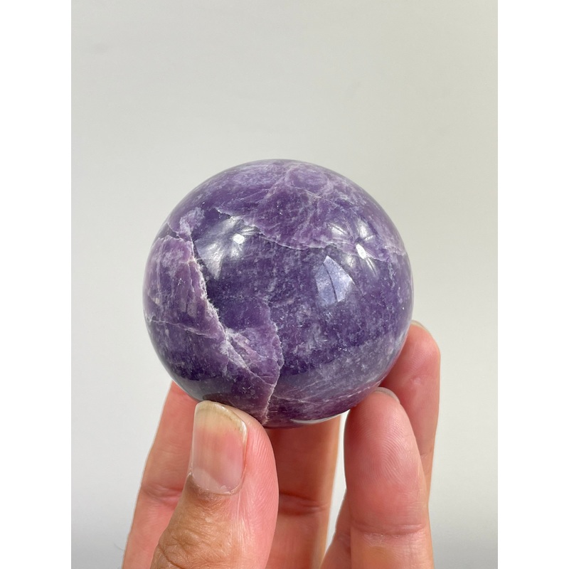 Lepidolite Crystal Sphere S149