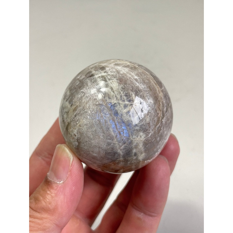 Moonstone with Sunstone Crystal Sphere S124