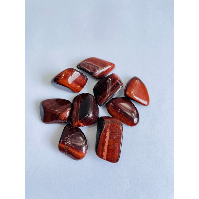 Red Tiger Eye Tumbled Stones TB039 x 1