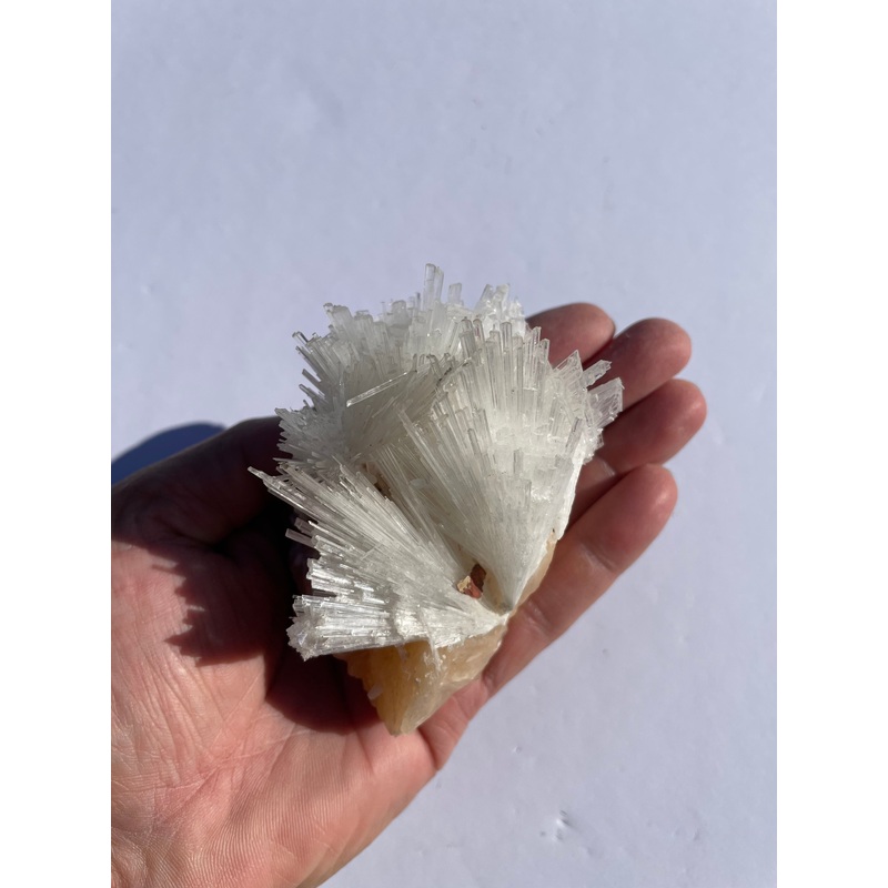 Scolecite Spray Natural Crystal cluster SC065