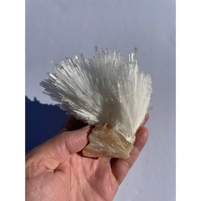 Scolecite Spray Natural Crystal cluster SC066