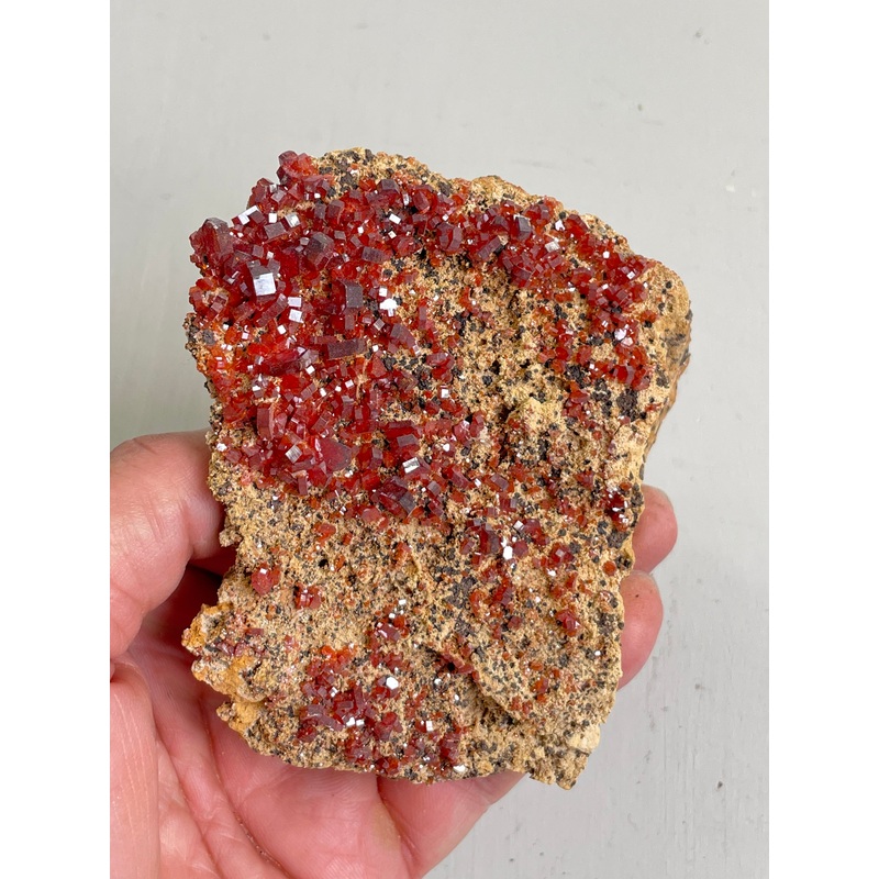 Vanadinite Crystal Cluster V049
