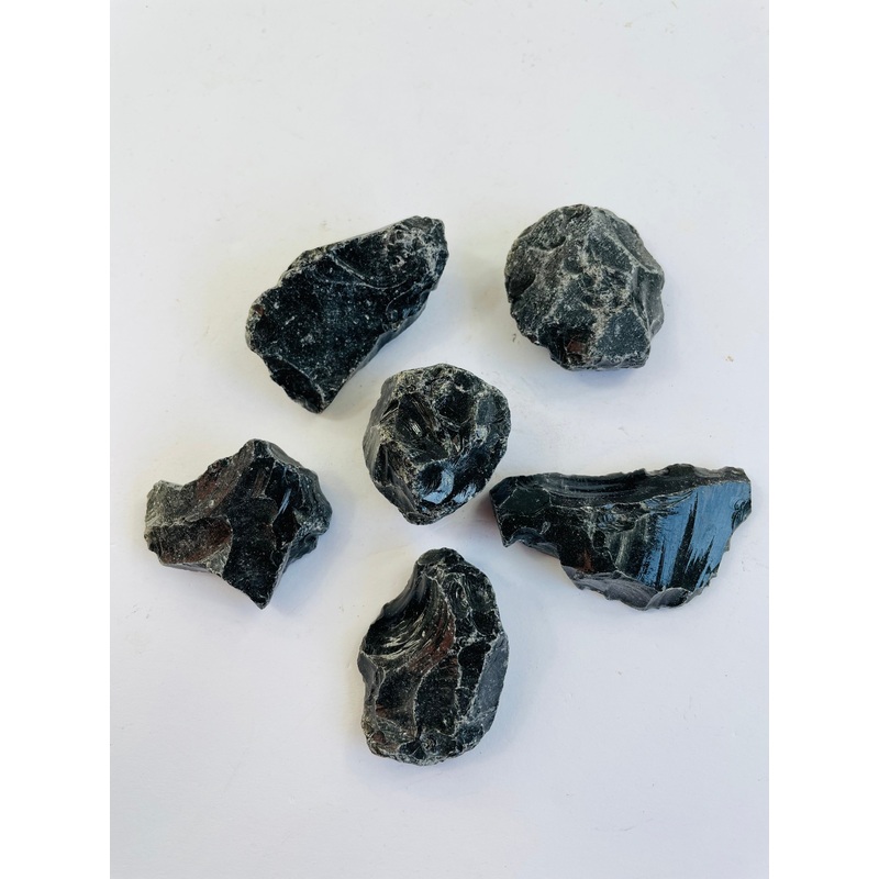 1 x Raw Black Obsidian Natural Crystal RW09