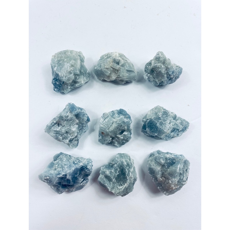 1 x Raw Blue Calcite Natural Crystal RW02