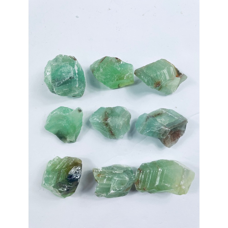 1 x Raw Emerald Calcite Natural Crystal RW04