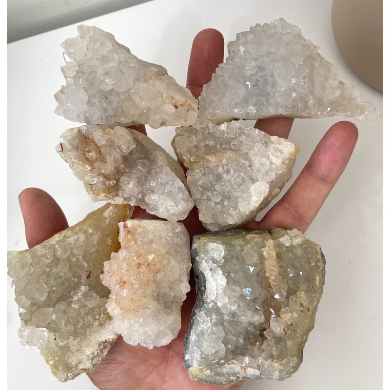 1x Natural Anandalite ‘Iris aka Rainbow Quartz’ Crystal Cluster Rare AN004