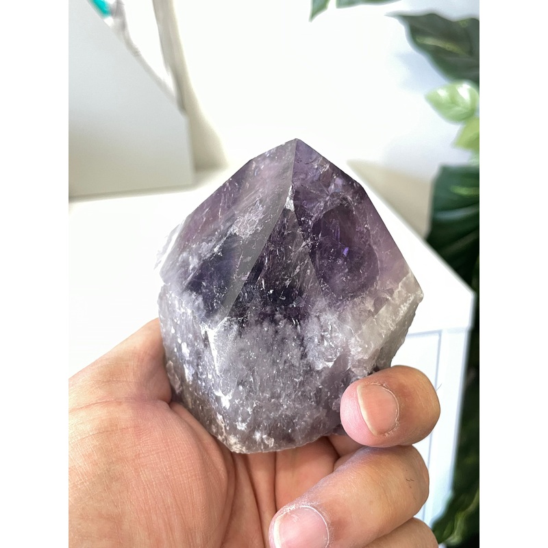 Amethyst Crystal Point Free Standing T954