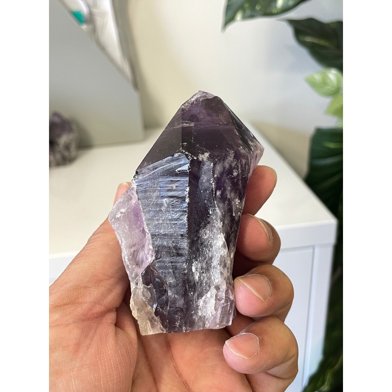 Amethyst Crystal Point Free Standing T956