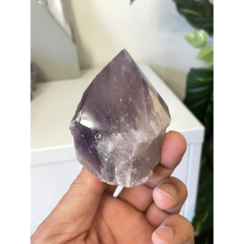 Amethyst Crystal Point Free Standing T957