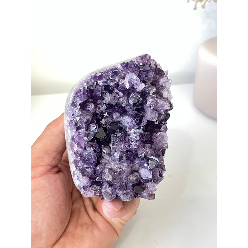 Amethyst Natural Crystal Cluster A289