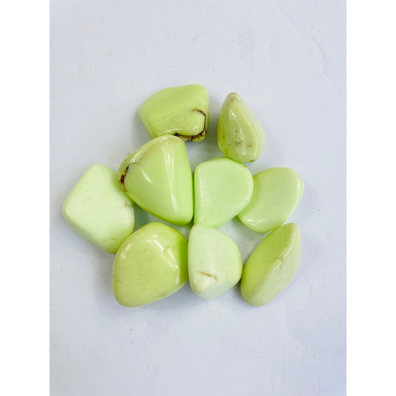 Citron Chrysoprase Tumbled Stone TB089 x 1