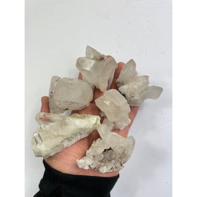 Himalayan quartz clusters lot (pack of 6) K243