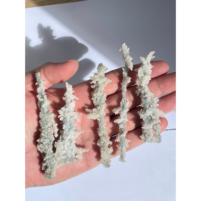 1 x Blue Coral Chalcedony Stalactite Clusters G091