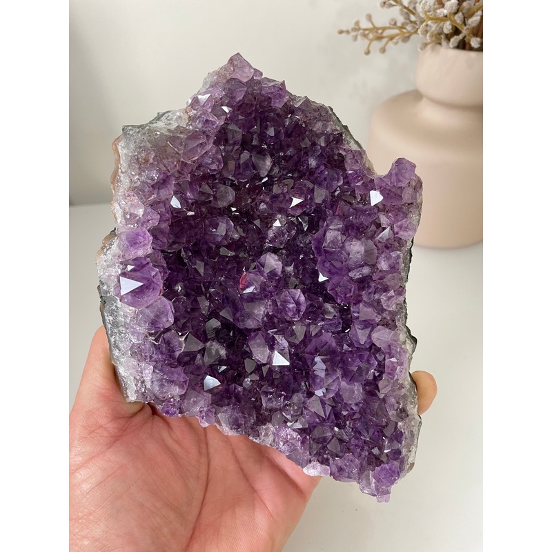 Amethyst High-Grade Natural Crystal Cluster A304