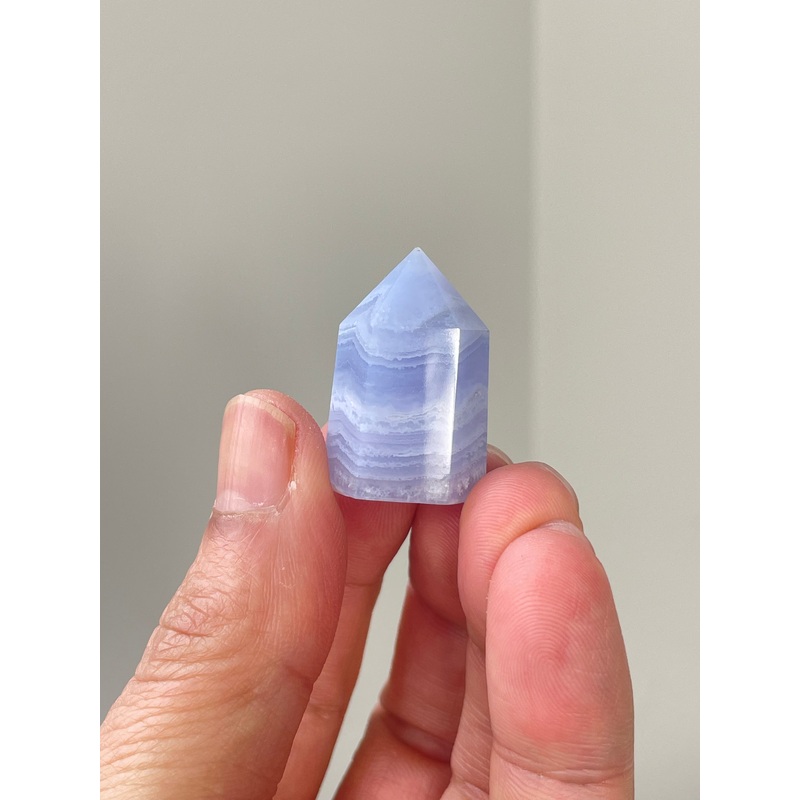 Blue Lace Agate Mini-Tower High Grade T090A