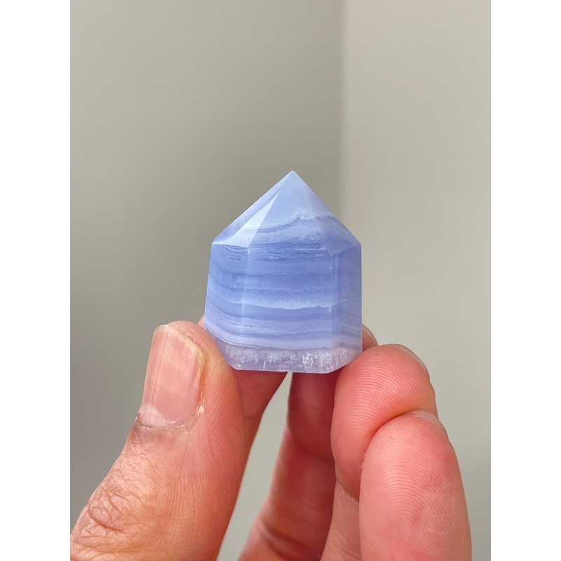 Blue Lace Agate Mini-Tower High Grade T092a