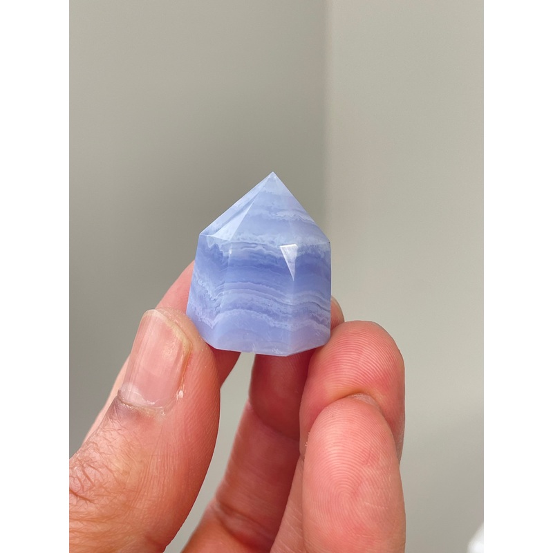 Blue Lace Agate Mini-Tower High Grade T093a