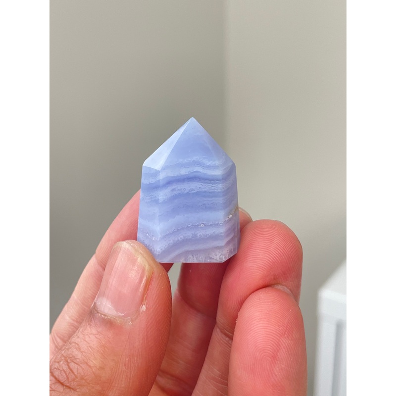 Blue Lace Agate Mini-Tower High Grade T095a