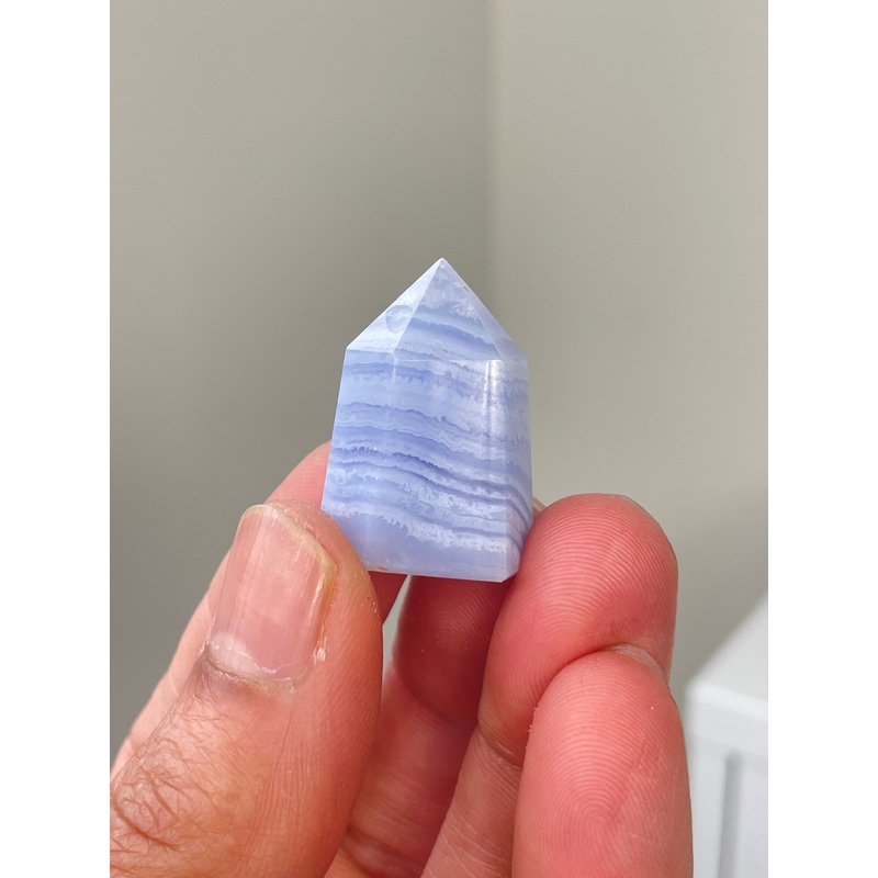 Blue Lace Agate Mini-Tower High Grade T097a