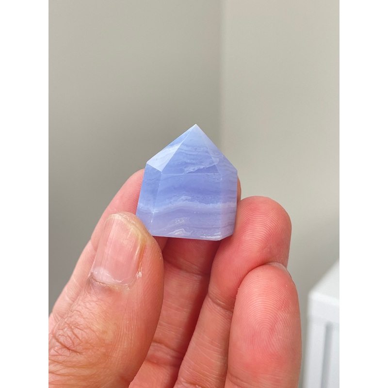 Blue Lace Agate Mini-Tower High Grade T098a