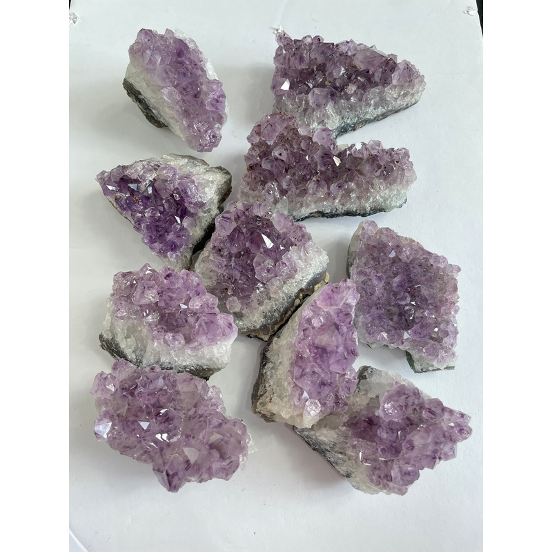 Bulk Lot Amethyst clusters (pack of 10) – K307)
