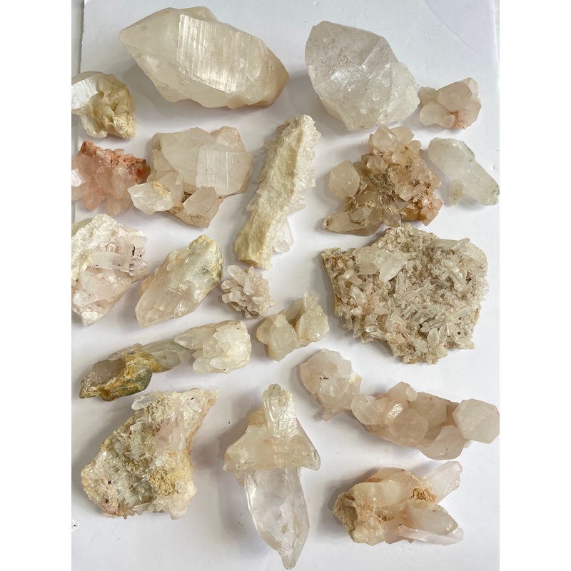 Bulk Lot Himalayan quartz clusters pack of 21 – K294