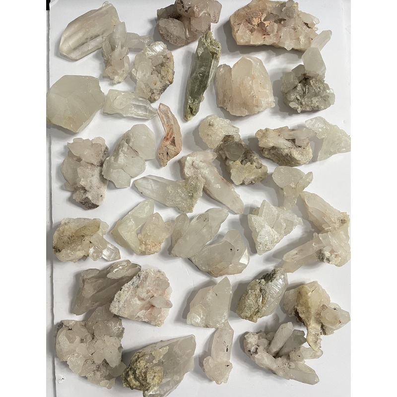 Bulk Lot Himalayan quartz clusters pack of 35 – K298