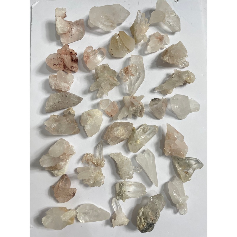 Bulk Lot Himalayan quartz clusters pack of 35 – K300