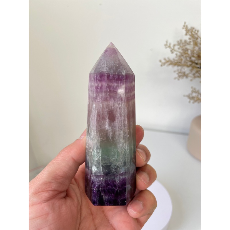 Large Fluorite Crystal Tower T021a