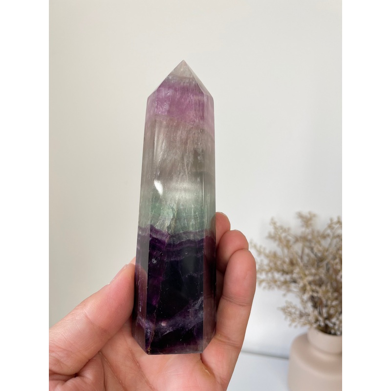 Large Fluorite Crystal Tower T022a