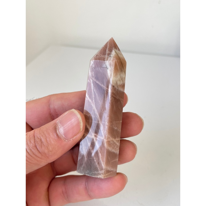 Peach Moonstone Sunstone Tower High Grade T071a