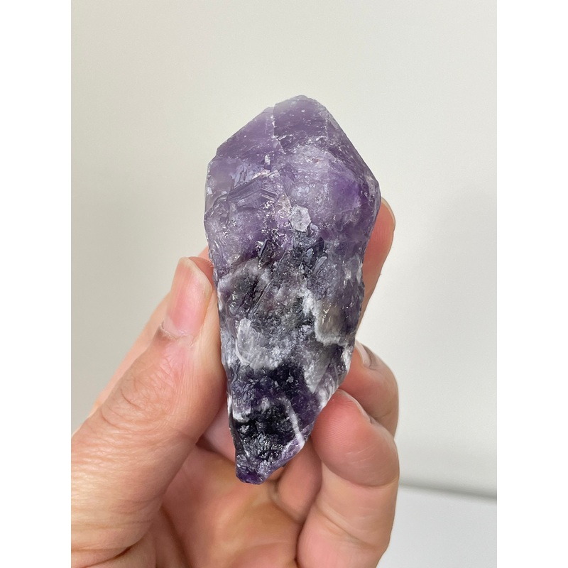 Raw Dream/Chevron Amethyst Natural Crystal A374
