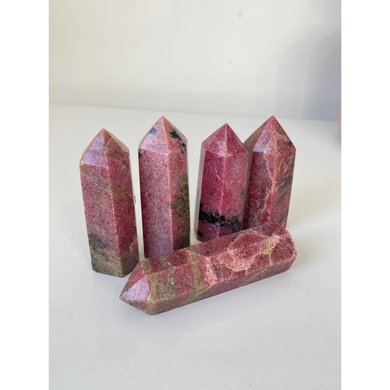 Rhodonite Tower High Grade T054a