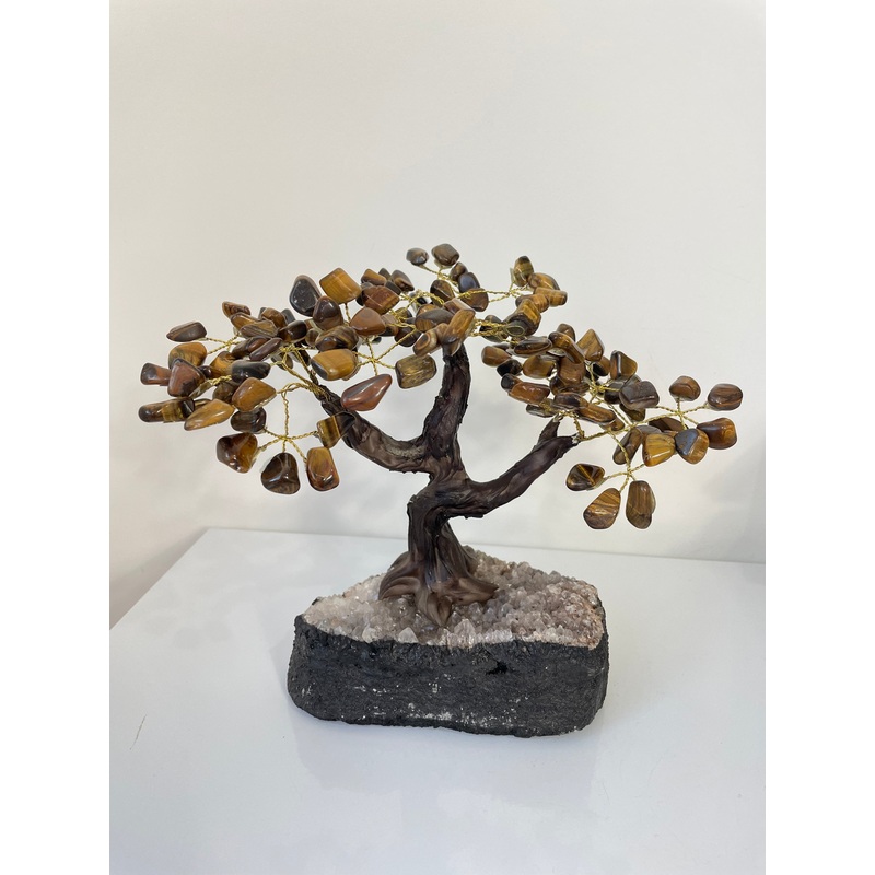 Tiger Eye Gem Tree (L) TR063