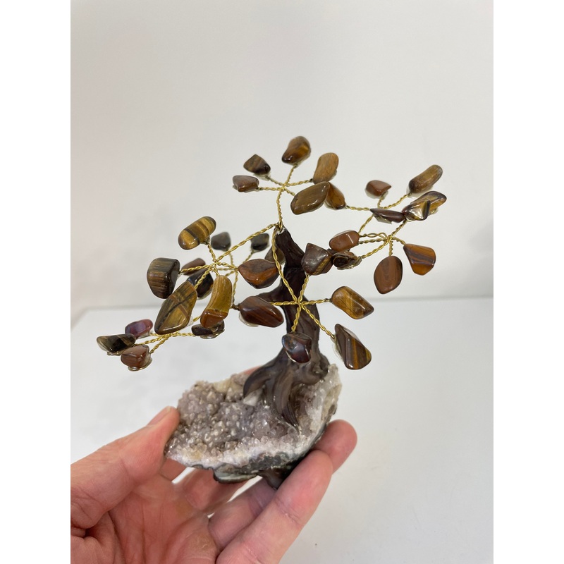 Tiger Eye Gem Tree (S) TR071