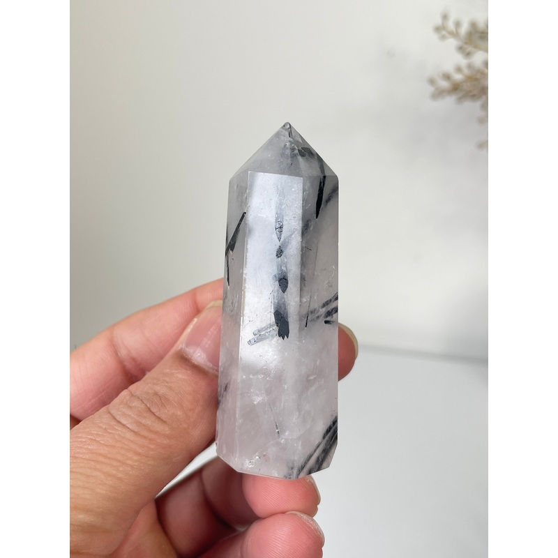 Tourmaline in Quartz Tower High Grade T057a