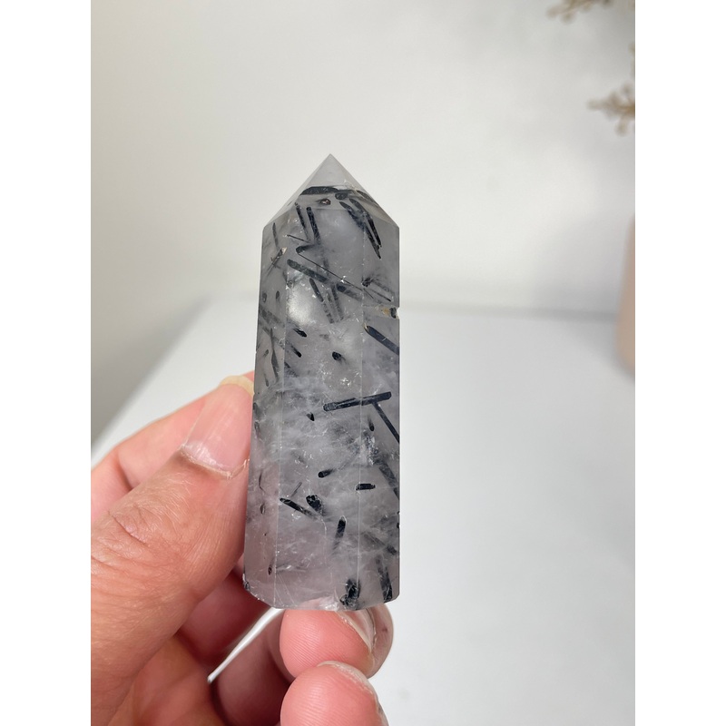 Tourmaline in Quartz Tower High Grade T062a